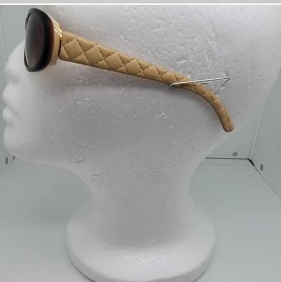 Chanel Beige Quilted Sunglasses - Picture 6 of 8